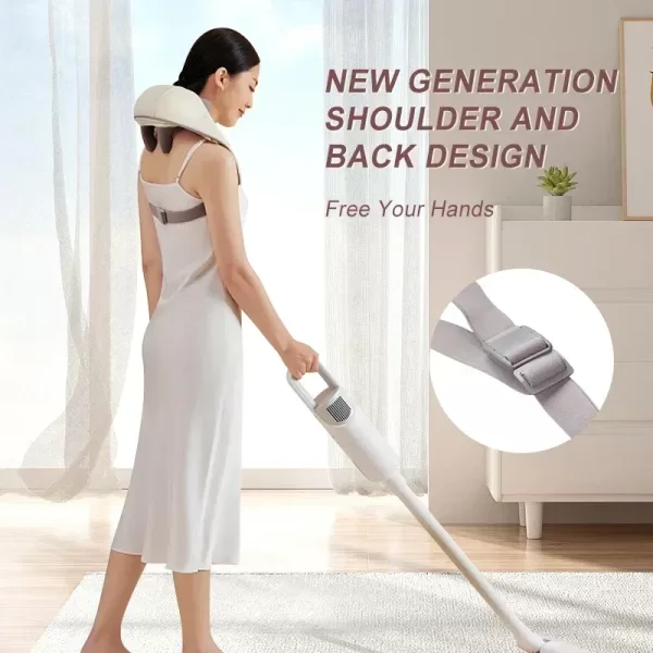 Electric Heat Neck Massage Shawl Shiatsu Kneading Cervical Spine Massager - Image 5