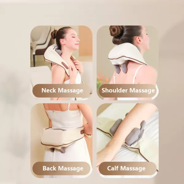 Electric Neck And Back Massager Wireless Neck And Shoulder Kneading Massage - Image 5