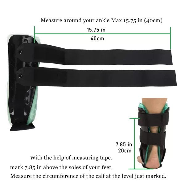 Air Gel Ankle Brace, Stirrup Ankle Splint-Rigid - Image 4