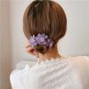 Women Elegant Bud Flower Bun Maker Maruko Hairstyle Making Long Tool Sweet - Image 6