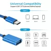 Type C Cable Adapter USB to Type C Adapter Connector for Xiaomi Samsung S20 Huawei OTG Data Cable Converter - Image 4
