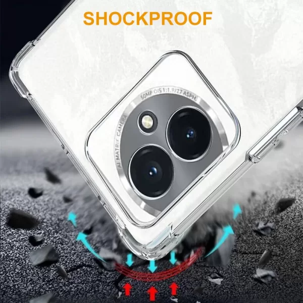 Protect Your Honor100 Pro 5G with the Ultra Thin Shockproof Back Airbag Clear Case - Image 4