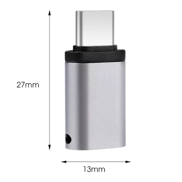 Male Cable Converter Carplay Type-C Phone Charger Adapter for IPhone15 Pro MAX Huawei P30 Earphones - Image 5