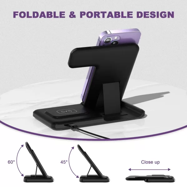 Wireless Charger for iphone Wireless Charging Station for Apple Watch - Image 5