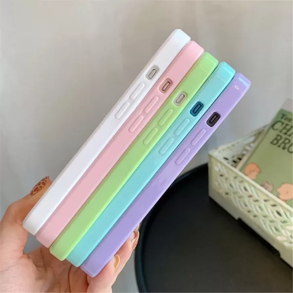 Candy Shockproof Silicone Bumper Phone Case For iPhone 15 14 11 12 13 Pro Max - Image 4