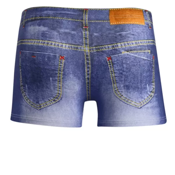 Denim cotton underwear men sexy mens boxers 3D Print jean boxer shorts Cowboy - Image 5