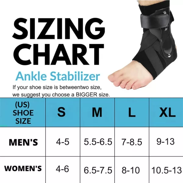 BraceTop Ankle Brace for Sprained Ankle, - Image 6
