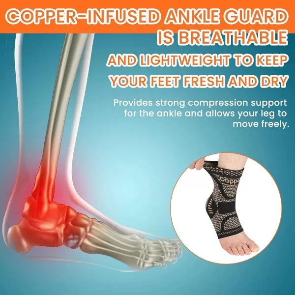 Copper Ankle brace for Men and Women - Image 6