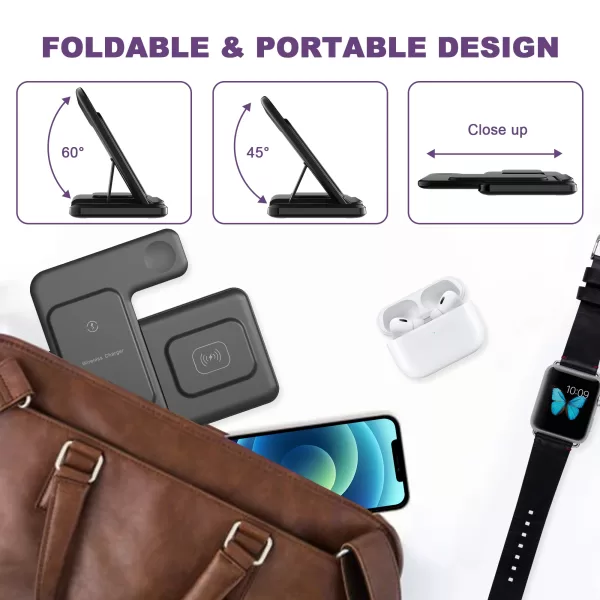 Wireless Charger for iphone Wireless Charging Station for Apple Watch - Image 6