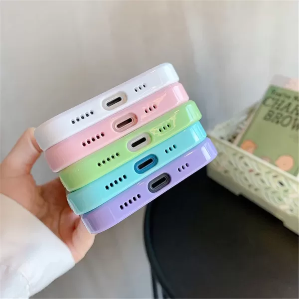 Candy Shockproof Silicone Bumper Phone Case For iPhone 15 14 11 12 13 Pro Max - Image 5