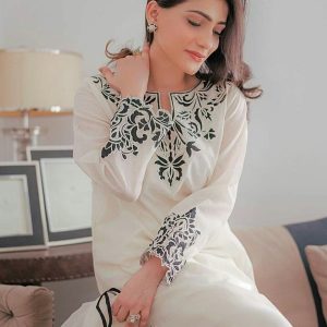 The 3 separate pieces of the unstitched dress laid out flat, showcasing the versatility of the design and how it can be customized to fit different styles and body types.