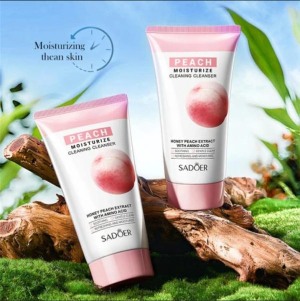 Sadoer Peach Moisturize Cleaning Cleanser . Refreshed in pakistan