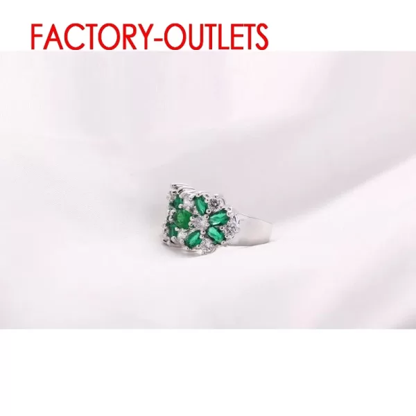Needle Bridal Ring Fashion Jewelry Cubic Zirconia Prong Setting Best Gift For Women Girls Engagement Anniversa - Image 5