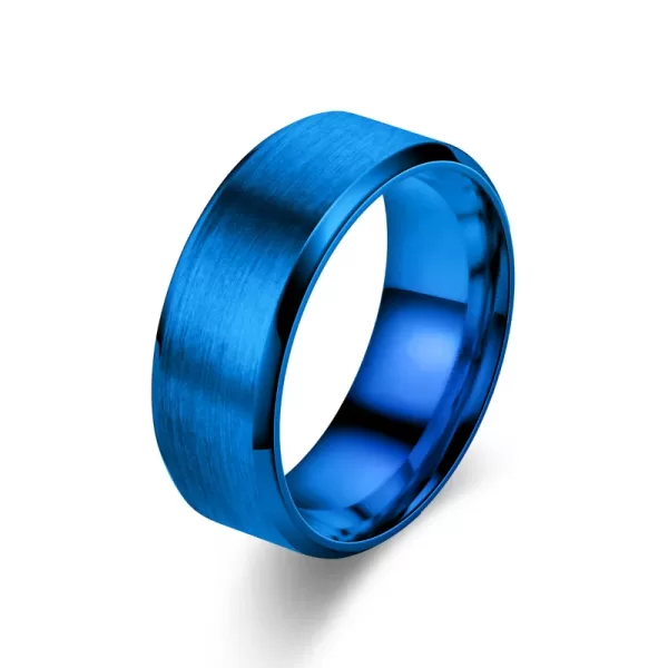 6 Colors Classic 8mm Tungsten Mens Ring - Image 4