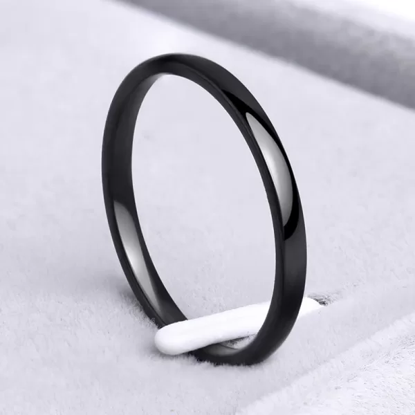 Stainless Steel Different color Couples Rings in Pakistan - Image 3