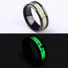 Luminous Stainless Steel Love Heart Finger Rings For Couple - Image 5
