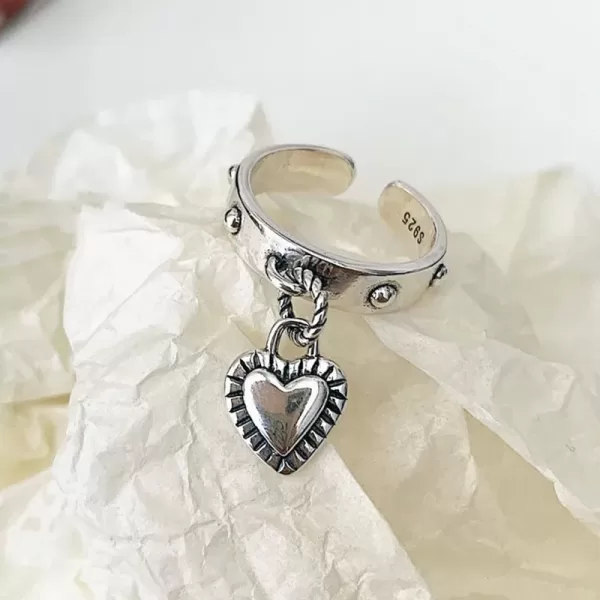 New Charming Love Heart Finger Ring for Women - Image 4