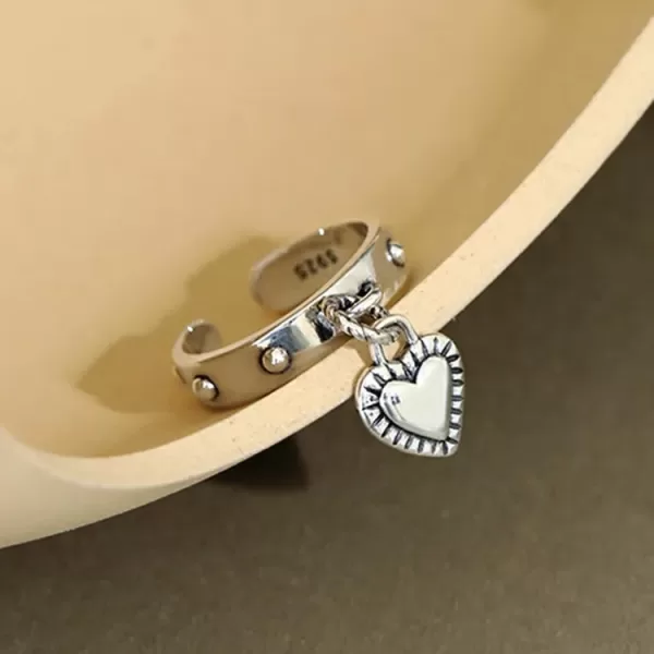 New Charming Love Heart Finger Ring for Women