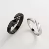 Retro Devil Angel Couple Rings for Women Men Simple Titanium - Image 2
