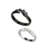 Retro Devil Angel Couple Rings for Women Men Simple Titanium - Image 4