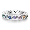 Silver Heart Stacking Ring For Men in Pakistan - Image 2