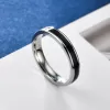 Simple Classic Alliance Wedding Rings - Image 2