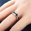 Simple Classic Alliance Wedding Rings - Image 3