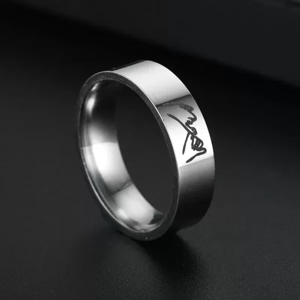 Titanium Steel Ring For Men Women Couple Ring Lovers Promise Ring Wedding Engagement Fashion Jewelry Brithday Gift Wholesale - Image 6