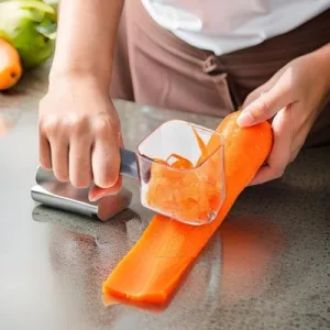 Stainless Steel Single-Head Vegetable Peeler for Efficient Peeling
