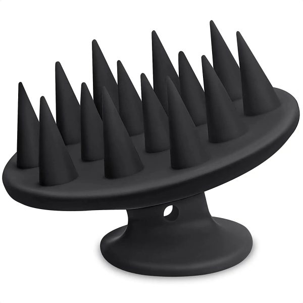 Silicone Scalp Massager Brush for Curly & Thick Hair 2025