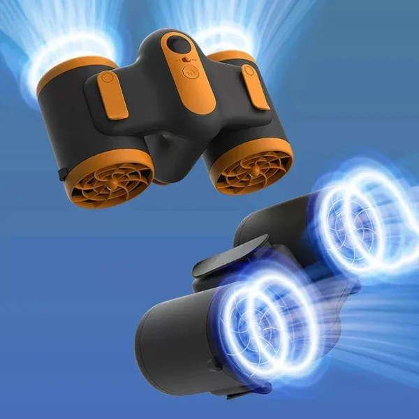 Portable Personal Hanging waist Fan With 10000mAh Recharge Battery