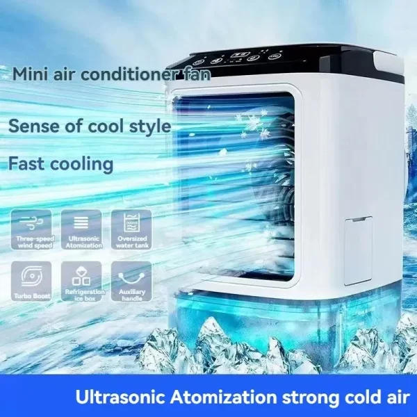 Household Air Cooler Desktop Water-cooled Mini Spray