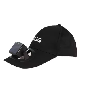 Men &#038; Women Hat Solar Energy&#038;USB Charging Fan