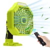 Multifunction Fan with LED Light for Ryobi 18V Battery Portable Outdoor Camping Fan