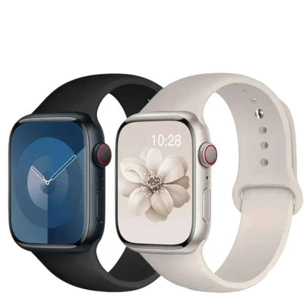 Comfort-Fit Silicone Apple Watch Strap – Durable & Stylish