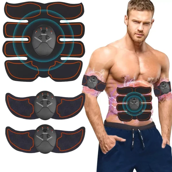 Wireless EMS Muscle Stimulator Toner ABS Abdominal Hip Trainer Weight Los