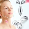 3D Roller Massager Face Massage Y Shape 360 Rotate Thin Face Body Shaping - Image 2