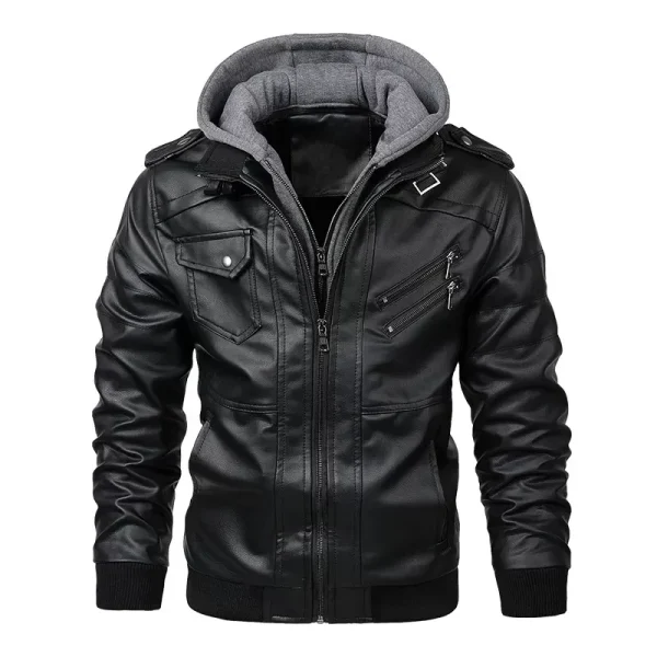 New Men’s Leather Jackets Autumn Casual Motorcycle PU Jacket Biker Leather Coats