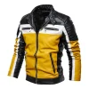 Winter High Quality Men's Leather Jacket in pakistan - Image 2