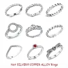 Ring New Fashion Silver Color Ring For women