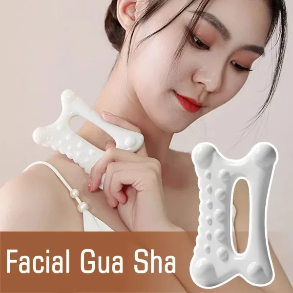 Facial Gua Massage Board  Free Portable Full Body Scraping Plate for Women Adults