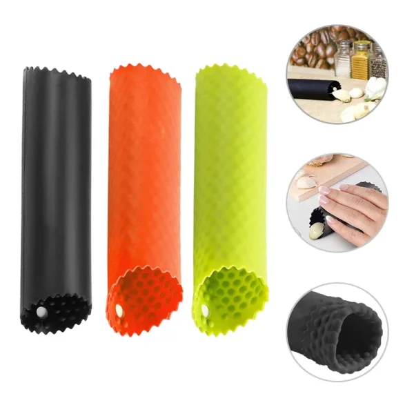 Silicone Garlic Peeler Tube – Easy & Safe Kitchen Tool
