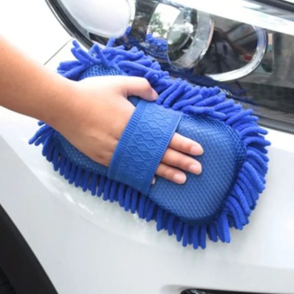 1pc Auto Cleaning Sponge Car Wash Care Washing Brush Pad Cleaning Tool Microfiber Washing Towel Scratch-free Car Accessory