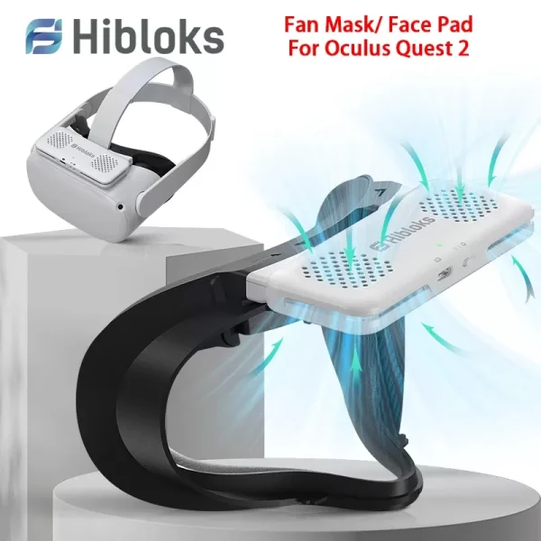 Hibloks VR Mask For Quest 2 Fan Cooler