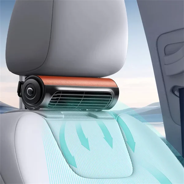Car Seat Fan Backseat Cooling Fan Adjustable Wind Speeds Cooling Too with independent