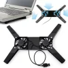 USB Laptop Cooling 2 Fan Cooler Pad Stand Laptop - Image 2