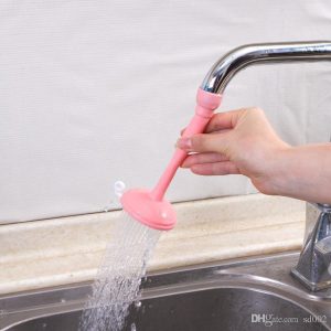 2 in 1 faucet filter mounted on kitchen tap with water spray