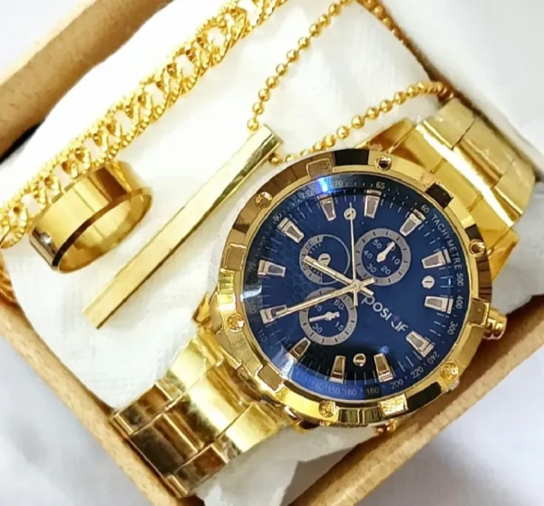 Classic Luxury Watch for Men / Boys – Stylish Stainless Steel Analog Quartz Mens Watche
