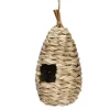 1PC Hand Woven Hibiscus Grass Nest Gourd Bird House for Outdoor Garden Bird Shelter - Image 2