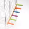 ep%20Bird%20Parrot%20C4/6/8 Step Bird Parrot Climbing Ladder Pet Interactive Bird Parrot Toy Ladder for Hamster Cage Funny Grinding Stick Climbing Toy - Image 3